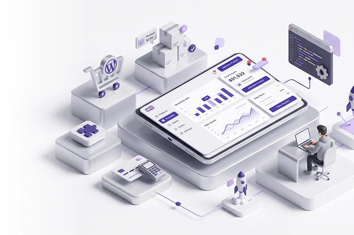 WooCommerce development illustration